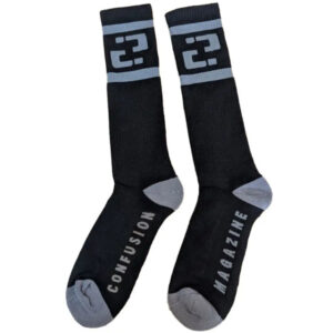Question Mark Socks Black